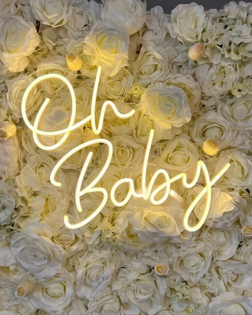 Enseigne lumineuse Oh Baby en néon